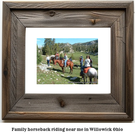 family horseback riding near me in Willowick, Ohio